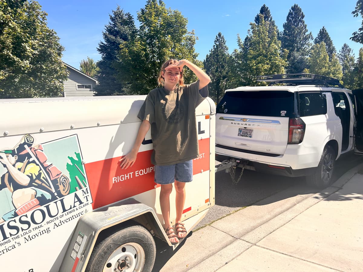 Moving day in Coeur d'Alene